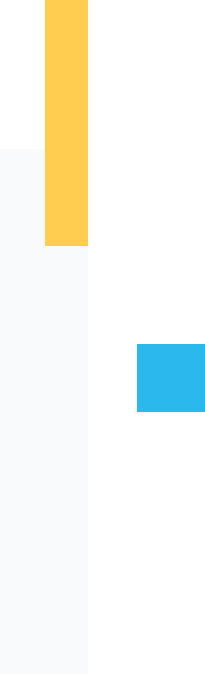 Fondo blanco con un rectángulo negro a la izquierda, un cuadrado azul en la parte inferior derecha y un rectángulo amarillo en la parte superior izquierda.